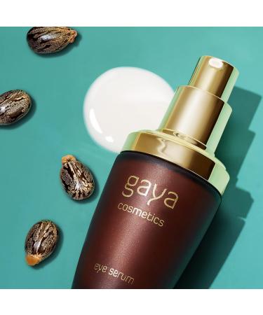 Gaya Cosmetics Vegan Eye Serum - Professional Anti Ageing Formula for Reducing Wrinkles Fine Lines Puffiness & Dark Circles - Buy Online on GoSupps.com