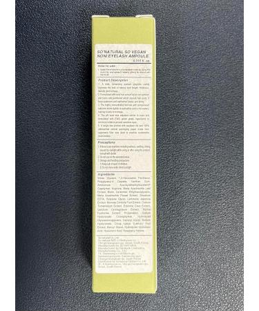 Noni Eyelash Ampoule 0.315 fl oz - Vegan Eyelash Serum for Growth | So Natural Powder4room - Buy Online on GoSupps.com