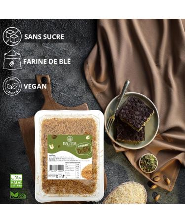 NEW PREMIUM kadaif - Sans Additif - chocolat dubai Cheveux d Ange R tis 200gr - dessert P tisserie kadayif Orientale kunefe Croustillante pour kataifi tablette chocolat crunchy - Buy Online on GoSupps.com