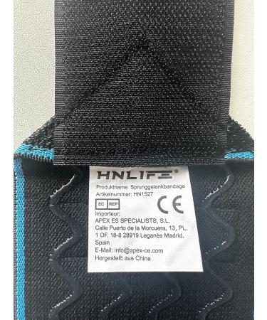 Buy Hnlife Adjustable Breathable Foot Bandage - Perfect Ankle Support for Sports Running Hiking & Mountaineering - One Size Fits All (Blue) - Buy Online on GoSupps.com