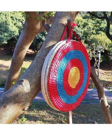 Hand-Made Straw Archery Target 19.6*19.6 with Rope Handle | Outdoor Shooting Practice Tool - Buy Online on GoSupps.com