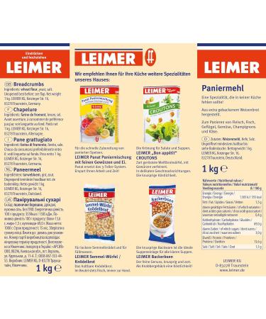 Leimer Breadcrumbs Pack - 5 x 1 kg | Premium Quality for Perfect Meals | International Shipping - Buy Online on GoSupps.com