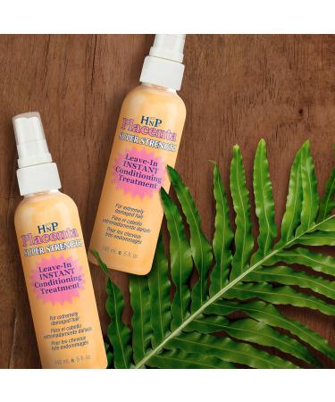 HASK Placenta Super Strength Leave-In Conditioner | 5 oz | Intense Moisture & Repair for All Hair Types - International Shipping Available - Buy Online on GoSupps.com