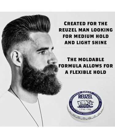 REUZEL INC Clay 1.3oz - Strong Hold Styling Clay for Men - Buy Online on GoSupps.com