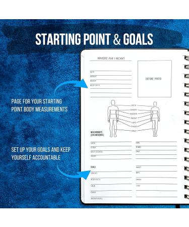 Fitness Journal Exercise Planner- 5.9 x 8.5 inches- Track and Record Your Workouts- Monitor Your Progress With This Easy to Follow Daily Journal   Wellness Journal   Workout Journal   Workout Book - Buy Online on GoSupps.com
