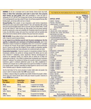 Enfamil A+ Baby Formula Value Pack Powder Refill DHA (a type of Omega-3 fat) to help support brain development Age 0-12 months 992g Pack of 4 - Buy Online on GoSupps.com