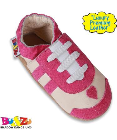 SHADOW DANCE UK Baby Girl/Boy Soft Sole Leather Winter Booties 18-24 Months - Pink Sneakers - Buy Online on GoSupps.com