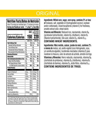 Kellogg's Corn Pops Cereal Family Size 19.1oz Box, Pack of 6 | Original Flavor, Excellent Source of 7 Vitamins and Minerals | 1.19 Pound - Buy Online on GoSupps.com