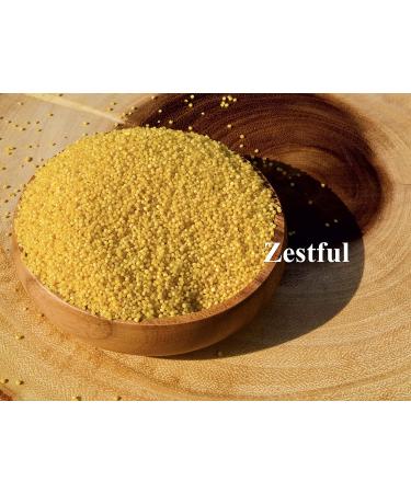 Zestful Foods Organic Hulled Millet Grain 2 Pounds - Gluten-Free & Whole Grain - Buy Online on GoSupps.com