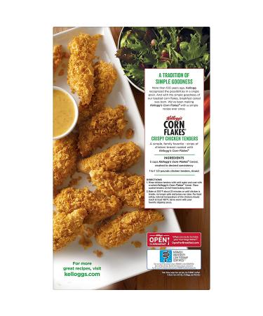 Kellogg's Corn Flakes Original Breakfast Cereal - 12 oz Fat Free 4 Pack - Buy Online on GoSupps.com