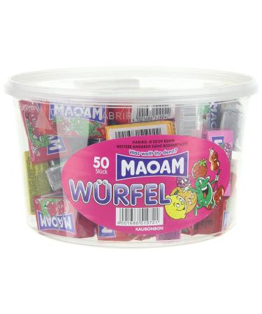 Maoam Round Tin 1er - 5 Flavor Variety 1 Pack (1.1 kg) | International Shipping Available - Buy Online on GoSupps.com