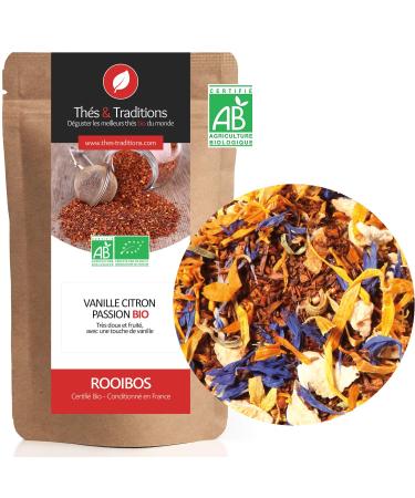 Th s & Traditions Rooibos Vanilla Lemon Passion ORGANIC | Bag 100g bulk | Certified Organic