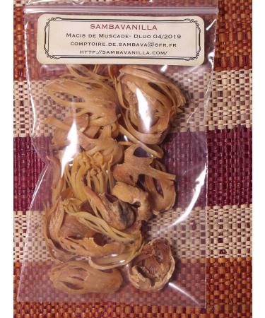 Sambavanilla Madagascar nutmeg flakes x 25 grams