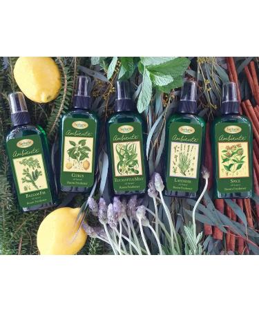 Herbaria Ambiente Room and Linen Spray EUCALYPTUS MINT 4 oz. All-Natural with Essential Oils. Enjoy Our Soaps and Other Skin-Friendly Products. - Buy Online on GoSupps.com