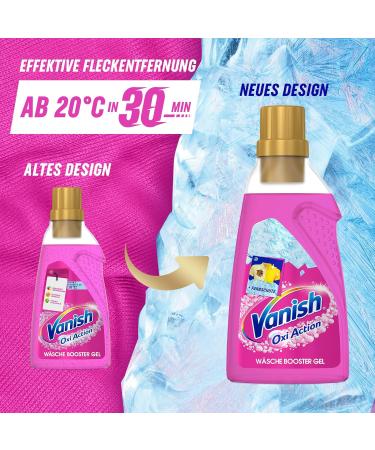 Vanish Oxi Action Gel Pink 1.5L - Chlorine-Free Stain Remover & Laundry Booster for Colored Clothes | International Shipping - Buy Online on GoSupps.com