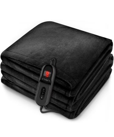 Sinnlein heating ceiling from Pl sch 200x180cm T V S d GS checked |Electrical thermal ceiling with automatic switch -off |Cuddly blanket |Timer function |9 temperature levels |Washable up to 40 C |Digital display 200 x 180 cm black