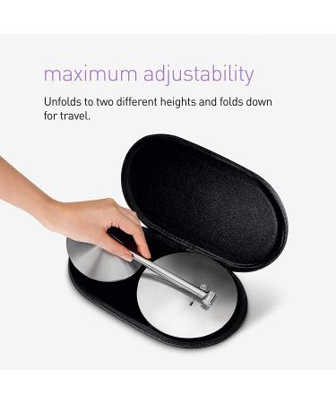 simplehuman Mini Travel Sensor Makeup Mirror - 10x Magnification - Brushed Stainless Steel - Buy Online on GoSupps.com