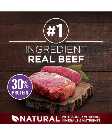 Purina ONE True Instinct High Protein Dry Dog Food Beef & Bison - 12.4 kg Bag & Purina ONE Tender Cuts True Instinct Wet Dog Food in Gravy Variety Pack 2 Flavours - 368 g Can (6 Pack) - Buy Online on GoSupps.com
