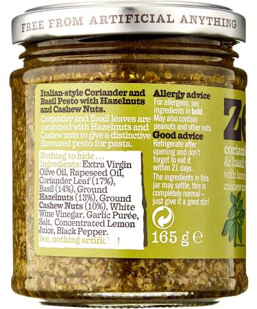 Zest Coriander and Basil Pesto 165 g - Buy Online on GoSupps.com