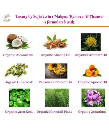 Organic Makeup Remover | Non-Oily 2-in-1 Cleanser | Gentle Makeup Removal & Hydration | Natural & Organic Ingredients for Smooth Skin - Buy Online on GoSupps.com