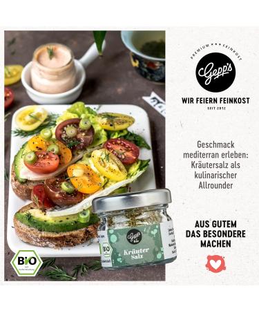 Gepps Delicatessen Gift Set - 3 Mini Salt Flavors: Lemon Salt Chili-Garlic Salt & Organic Herb Salt | Perfect Spice Gift Idea for Inauguration Parties & Birthdays - Buy Online on GoSupps.com