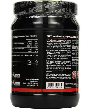 Frey Nutrition BCAA Xtreme 400g - Premium 2:1:1 Leucine Isoleucine Valine with Whey Protein Hydrolysate - International Shipping Available - Buy Online on GoSupps.com