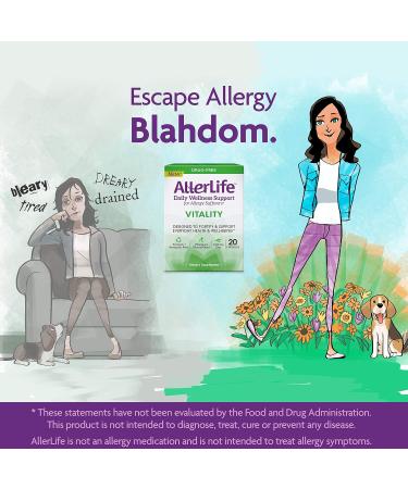 Allerlife Vitality Capsules Daily Dietary Supplements - 20 ct for Everyday Health & Well-Being - Buy Online on GoSupps.com