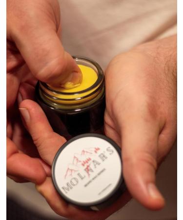 100% Pure MOLFAR S Carpatian Handmade Eco Beard Wax - Coniferous Recipe with Jasmine Pine Fir Beeswax & Grape Oil | Premium Beard Care for All Types | 1.01fl oz - Buy Online on GoSupps.com
