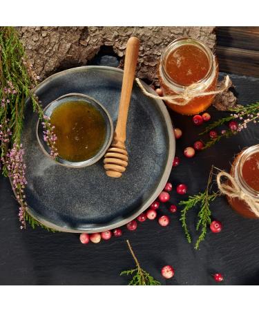 Earthbreath Wild Ling Heather Raw Honey - 900g - Pure Untreated Unpasteurized - From One Apiary - Natural Sweetener for Cooking Tea Juice Drinks Food - Buy Online on GoSupps.com