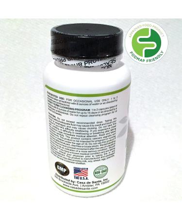 Casa de Sante Low FODMAP Herbal Colon Cleanse & Probiotic - Dairy, Soy, Gluten-Free Detox - Buy Online on GoSupps.com