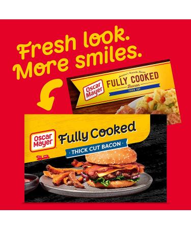 Oscar Mayer Fully Cooked Thick Cut Bacon - 2.52 oz Box (7-9 slices) - Buy Online on GoSupps.com