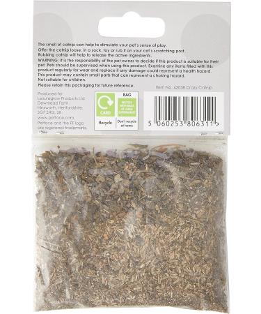 Petface Catkins Crazy Catnip - 100% Natural Wild Catnip for Playful Cats - Buy Online on GoSupps.com