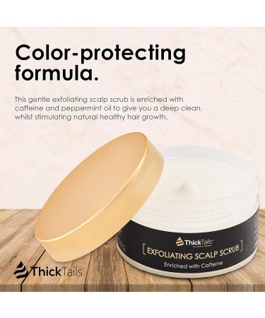 ThickTails Scalp Revival Micro-Exfoliating Shampoo - Soothes Dry, Flaky, Itchy Scalp | Vegan Formula | Sulphate, Silicone, Paraben-Free - Buy Online on GoSupps.com