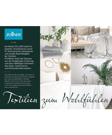 Zollner 6 Set Hotel Quality White Bath Towels - Soft & Strong 50x100 cm Washable up to 95 C with Practical Hanger - Buy Online on GoSupps.com