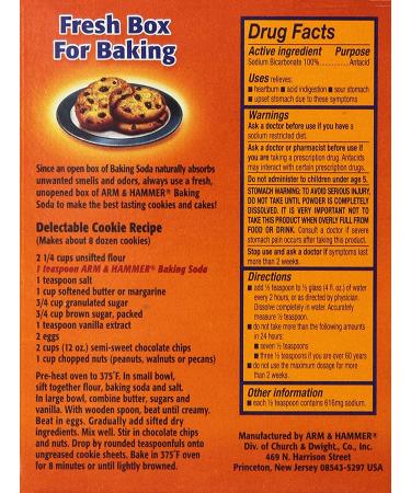 Arm & Hammer Baking Soda 1 lb (Pack of 2) - All-Natural Cleaning Agent - Buy Online on GoSupps.com