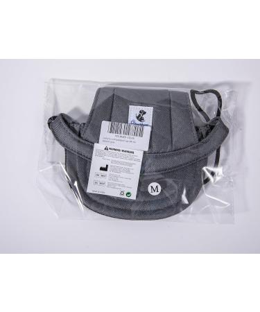Pawaboo Dog Baseball Cap | Adjustable Sun Protection Hat for Puppies - M Grey - Buy Online on GoSupps.com