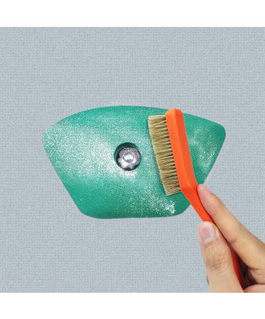Two Stones Climbing & Bouldering Brush | Natural Boar's Hair | Durable Handle | Indoor/Outdoor Use | Black&Deep Blue - Buy Online on GoSupps.com