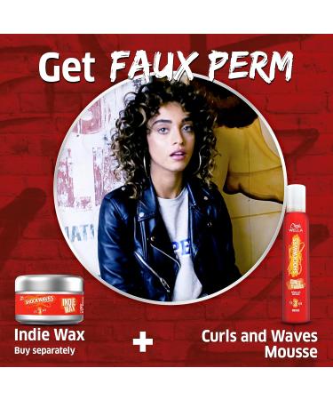 Wella Shockwaves Curls & Waves Mousse 200ml - Long-Lasting Hold and Defined Waves - Buy Online on GoSupps.com