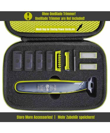 Woollo Bag Compatible with Philips OneBlade Face + Body QP2734 QP2724 QP2824 QP230 QP220 QP437 QP2630 QP2620 QP2530 QP2520 Po - Buy Online on GoSupps.com