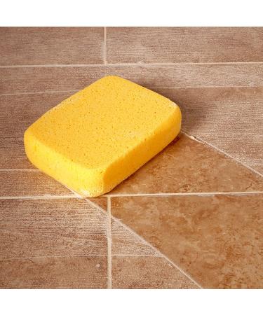 QEP 70005Q-6D X-Large Grouting Cleaning Sponge 7.5x5.5x1.875 - 6 Pack Yellow - Buy Online on GoSupps.com