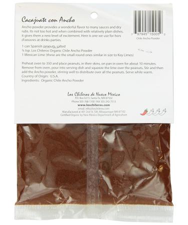 Organic Chile Ancho Powder - 2oz | Los Chileros - Buy Online on GoSupps.com
