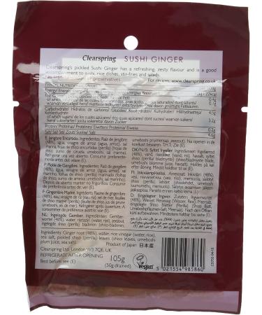 Clearspring Japanese Sushi Ginger 1 - Buy Online on GoSupps.com
