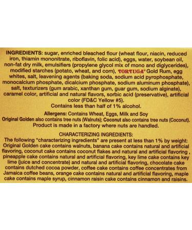 TORTUGA Caribbean Original Rum Cake with Walnuts - 4 oz Rum Cake - The Perfect Premium Gourmet Gift for Stocking Stuffers Gift Baskets and Christmas Gifts - Great Cakes for Delivery 4 Ounce (Pack of 1) - Buy Online on GoSupps.com