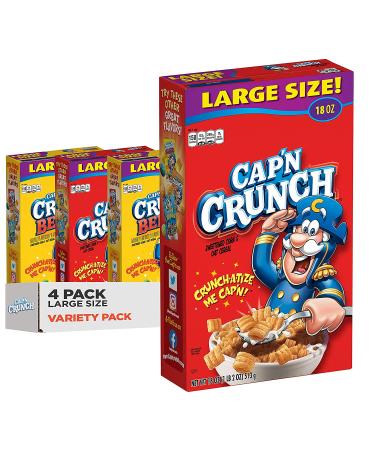 Cap'n Crunch 2 Fl Variety Pack - Delicious Cereal Combos for Every Crunch Lover - Buy Online on GoSupps.com