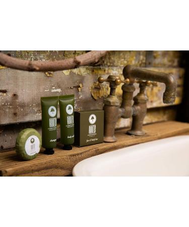 Roots Aromatherapy Eucalyptus Tea Facial Soap 30 Pack 1.35oz/40g - Travel Size Toiletries for Hotels, Motels, and Lodging - Buy Online on GoSupps.com