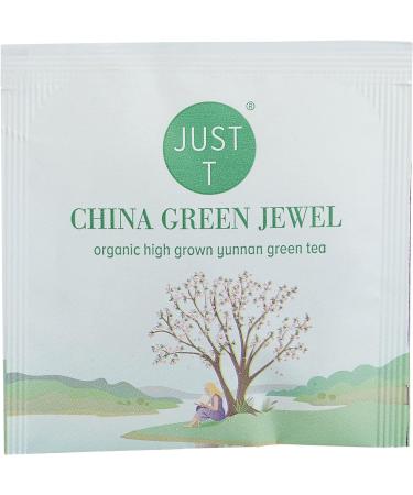 China Green Jewel Premium Double Chamber Tea Bags - 20 pcs Organic Yunnan Blend | Biodegradable Grown Leaf Tea for Tea Lovers - 1 Pack - Buy Online on GoSupps.com