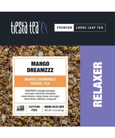 Tiesta Tea Mango Dreamzzz - Caffeine-Free Premium Loose Leaf Tea 1.5 oz - Buy Online on GoSupps.com