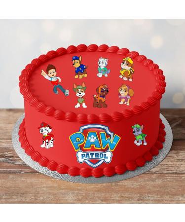 10 x PRECUT Paw Patrol Theme Edible Wafer Paper Cupcake Topper Cake Decoration Birthday Cakes - Buy Online on GoSupps.com