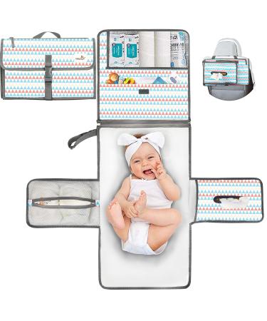 XL portable diaper bag.The diaper bag is a removable bag with 6 compartments as a cultural bag for baby items.Waterproof foldable diaper pad ideal as a gift for newborns. ... tribal