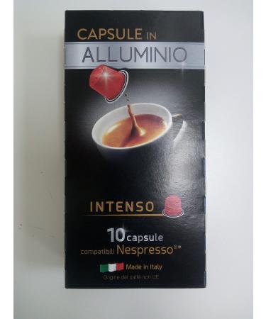SORINA ONCAFFE' Aluminum Capsule for NESPRESSO - INTENSO system (100 capsules)
